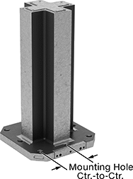 Image of Attribute. Front orientation. Fixture Columns, Blank, Cross.