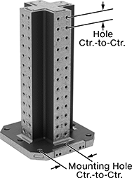 Image of Attribute. Front orientation. Fixture Columns, Grid, Cross.