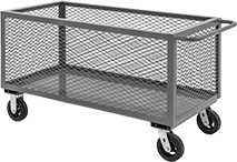 Image of Product. Front orientation. Box Trucks. Steel Box Trucks with Mesh Panel Walls.