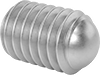 Silver-Tip Stainless Steel Set Screws