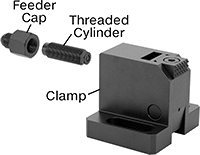 Image of System. Front orientation. Fixture Clamps. Hydraulic Convertible Side Clamps.