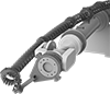 Cable and Hose Carrier to Robot End-of-Arm Clamps
