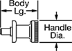 Image of Attribute. Front orientation. Contains Annotated. Plate-Mount Retractable Spring Plungers.