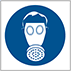 Image of Product. Front orientation. Labels. Personal Protective Equipment Symbols , Respirator Symbol.