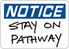 Write-On Accident Prevention Signs