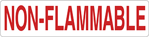 Image of Product. Front orientation. Signs. Liquid and Gas Storage Signs, Nonflammable (English).