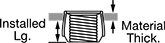 Image of Attribute. Front orientation. Contains Annotated. Rivet Nuts. Tight-Space Rivet Nuts.