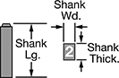 Image of Attribute. Front orientation. Contains Annotated. Steel Stamp, Message.