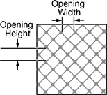 Image of Attribute. Front orientation. Contains Annotated. Chain Link Fencing. Chain Link Fence Panels .