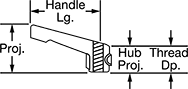 Image of Attribute. Front orientation. Contains Annotated. Adjustable Handles. Quick-Clamp Adjustable Handles.
