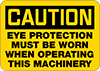Machine and Equipment Operation Signs