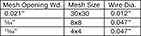 Image of Specification. Front orientation. Made-to-Order Stainless Steel Rectangular Parts Baskets.