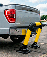 Image of ProductInUse. Front orientation. Guardrails. Bounce-Back Guardrails.