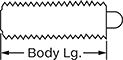 Image of Attribute. Front orientation. Contains Annotated. Long-Nose Spring Plungers.