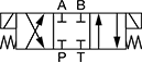 Image of Specification. Front orientation. Contains Annotated. Directional Control Valves. Solenoid-Operated Block-Mount Hydraulic Directional Control Valves , 3 Flow Positions, 4 Way, Style 3.