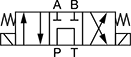 Image of Specification. Front orientation. Contains Annotated. Directional Control Valves. Screw-In Hydraulic Directional-Control Valves, 3 Flow Positions, 4 Way, Style 5.