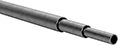 Image of Product. Tubes Sold Separately. Front orientation. Copper. 122 Copper, Round Tube, Telescoping.