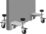 Image of ProductInUse. Front orientation. Door Installation Dollies.