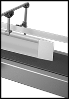 Image of ProductInUse. Front orientation. Contains Border. Conveyor Lane Dividers. Conveyor Lane Dividers.