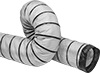 Insulated Blo-N-Vent Duct Hose with Wear Strip for Air