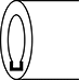 Image of Specification. Front orientation. For Deburring Inner Keyways. Changeable-Blade Deburring Scraper and Countersink Sets .
