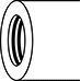 Image of Specification. O-Ring Groove. Front orientation. For Deburring O-Ring Grooves. Heavy Duty Deburring Blades.