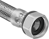 Image of Product. Front orientation. Appliance Hose and Fittings. Hose with Fittings for Plumbing Fixtures , For Water Heaters .