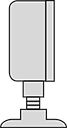 Image of Attribute. Bottom Connection. Front orientation. Food and Beverage Pressure Gauges, Bottom Connection.