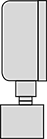 Image of Attribute. Bottom Connection (316 Stainless Steel Guard). Front orientation. Low-Pressure Gauges for Chemicals, Bottom Connection, 316 Stainless Steel Guard.
