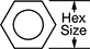 Image of Attribute. Front orientation. Contains Annotated. Thread Adapters. Inch-to-Inch Female Hex Thread Adapters.