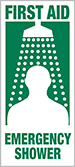Image of Product. Front orientation. Signs. First-Aid Signs, First Aid—Emergency Shower (English).