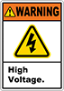 Illustrated Electrical Hazard Labels 