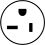 Image of Specification. NEMA 5-20 Plug. Front orientation. NEMA 5-20.
