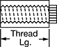 Image of Attribute. Fully Threaded. Front orientation. Contains Annotated. Fully Threaded. Splined Press-Fit Threaded Standoffs.