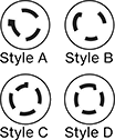 Image of Product. Style. Front orientation. Contains Annotated. Power Connectors. Turn-Lock Connectors, Non-NEMA Plugs.