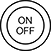 Image of Specification. Front orientation. On/Off. Sanitary Finger-Touch Switches.