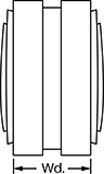 Image of Attribute. Side1 orientation. Contains Annotated. High-Load Tapered-Roller Bearings.