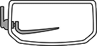 Image of Specification. Side Mounting Location. Top orientation. Lever Arms.