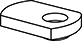 Image of Product. Offset Mounting Hole. Front orientation. Offset Mounting Hole.