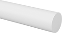 Image of Product. Front orientation. Plastic. Extra-High-Strength PVDF Rods.