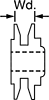 Image of Attribute. Front orientation. Contains Annotated. Adjustable-Pitch V-Belt Drive Pulleys, 1 Groove.