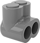 Image of Product. Front orientation. Wire Splices, Connectors, and Taps. Wire Tap/Connectors, Single-Sided Entry.