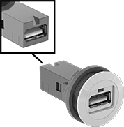 USB 3.0 Black 19.7 U3A00057-05M USB Cable Pack of 2 500 mm USB Type C Plug USB Type C Receptacle U3A00057-05M 