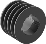 Details about   AMETRIC 2.3V 2.65 SHEAVE 2 GROOVE 1108 BUSHING 1-1/2" ***NNB*** 