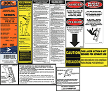 Ladder Stickers | McMaster-Carr