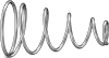 Confined-Space Conical Compression Springs