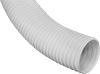 Crush-Resistant Flexible Duct Hose with Wear Strip for Dust