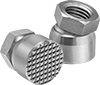 Swiveling Gripper Tips for Screws and Threaded Studs